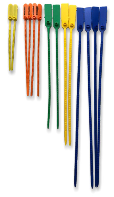 Lacre de segurança, Abracadeira, Enforca gato, Presilha colorida, Lacre TPU injeção